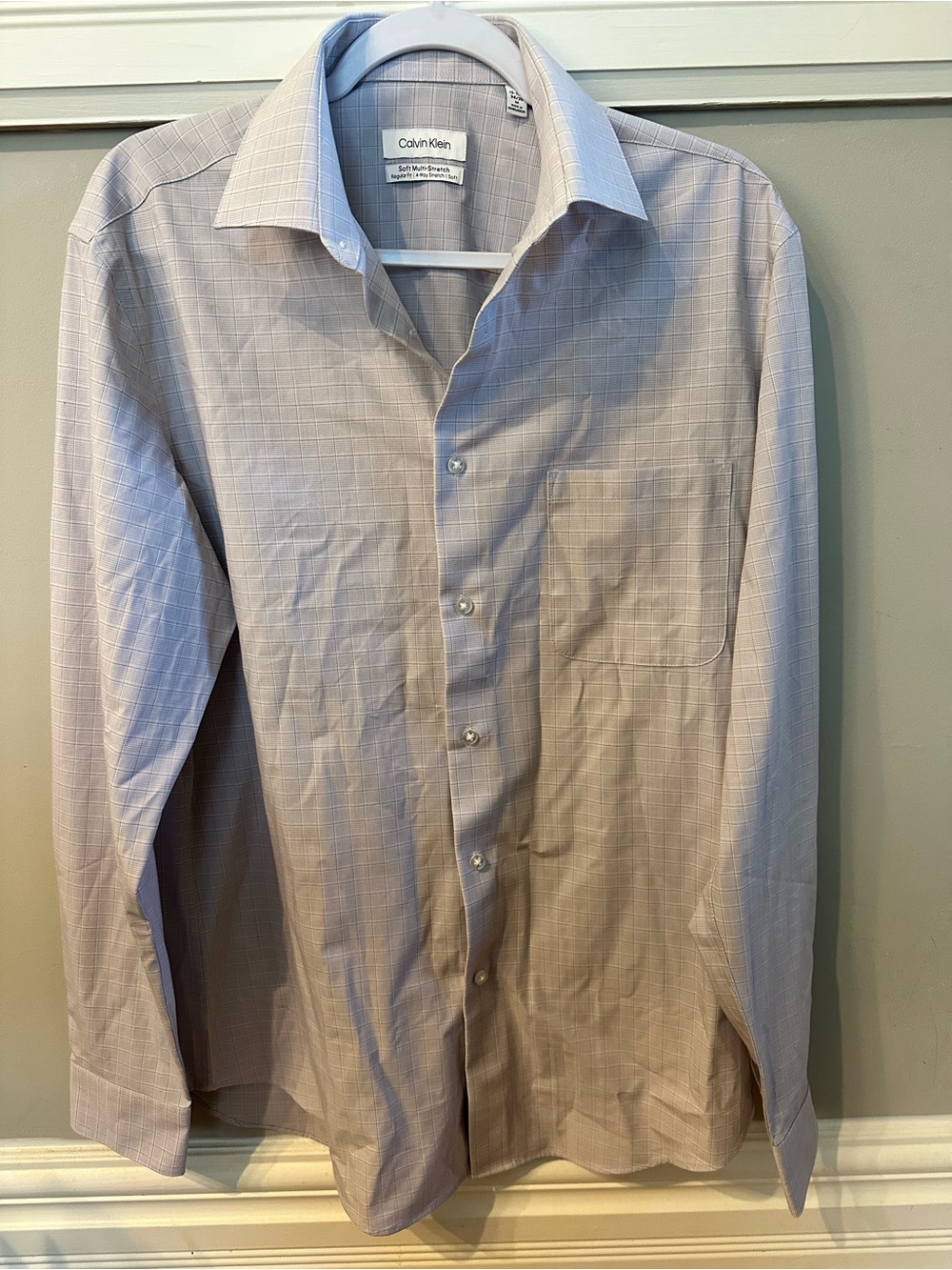 Calvin Klein Soft MultiStretch Button Down Polo